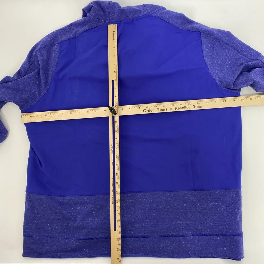 Nike‎ Yoga Dri FIT Hoodie Mens XL Blue Loose Fit Pullover Athleisure Sports Gym